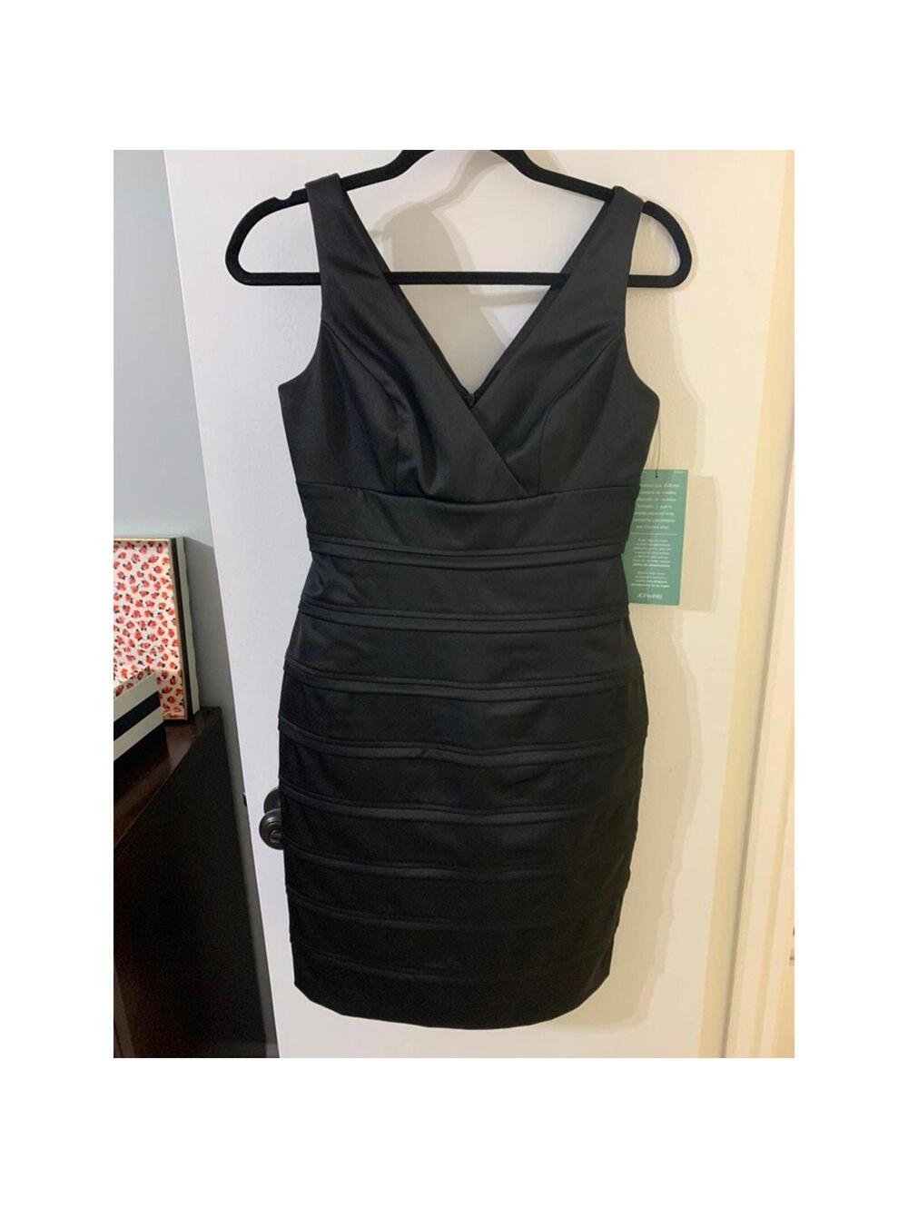 American Living Women's Black Satin Dress NWT size 4